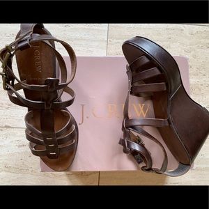 J. Crew Irene Gladiator Wedges